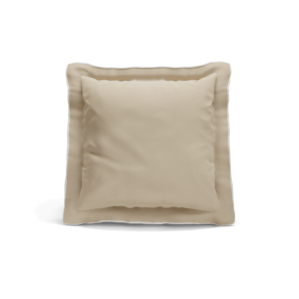 Funda de Cojín 50x50 Beige 100% Algodón Don descanso Beige