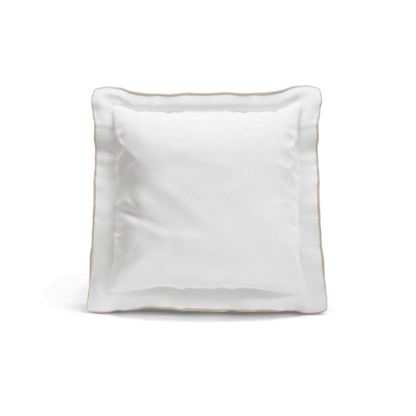 Funda de Cojín 50x50 100% Algodón Don descanso Blanca