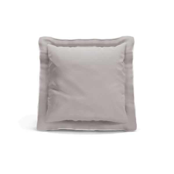 Funda de Cojín 50x50 Gris 100% Algodón Gris