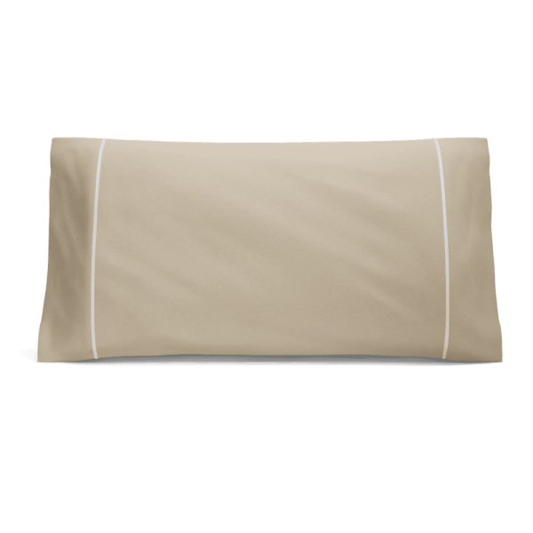 Funda de Almohada Algodón 100% Beige