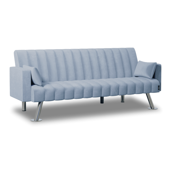 Sofá Cama 3 plazas Nalui One Lines Velvet Celeste