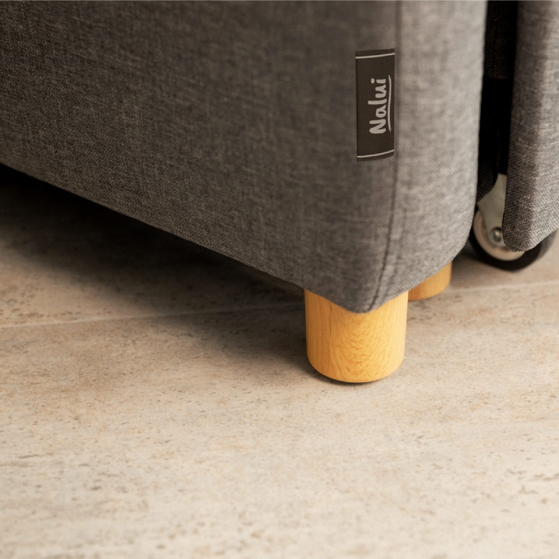 Sillón cama buddy gris oscuro