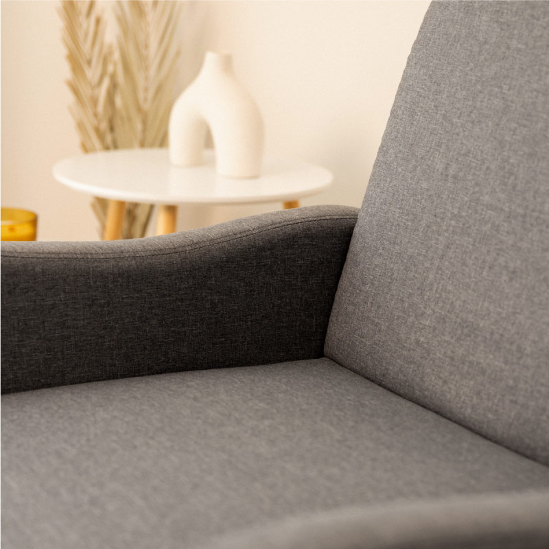 Sillón cama buddy gris oscuro