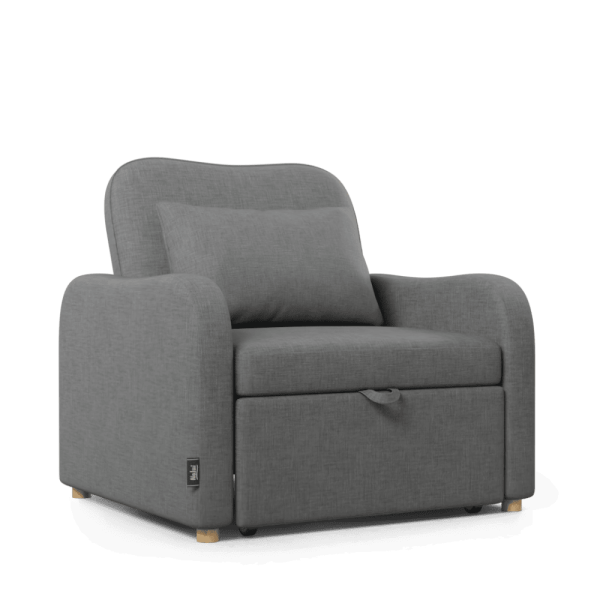 Sillón cama Nalui Buddy Sofá cama 1 plaza Gris Oscuro
