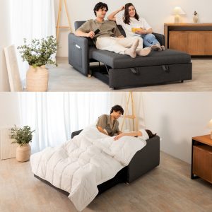 Sofá cama Nalui Nest 2 – 144 Sofá Cama 2 plazas Nalui Nest 2 Gris Oscuro