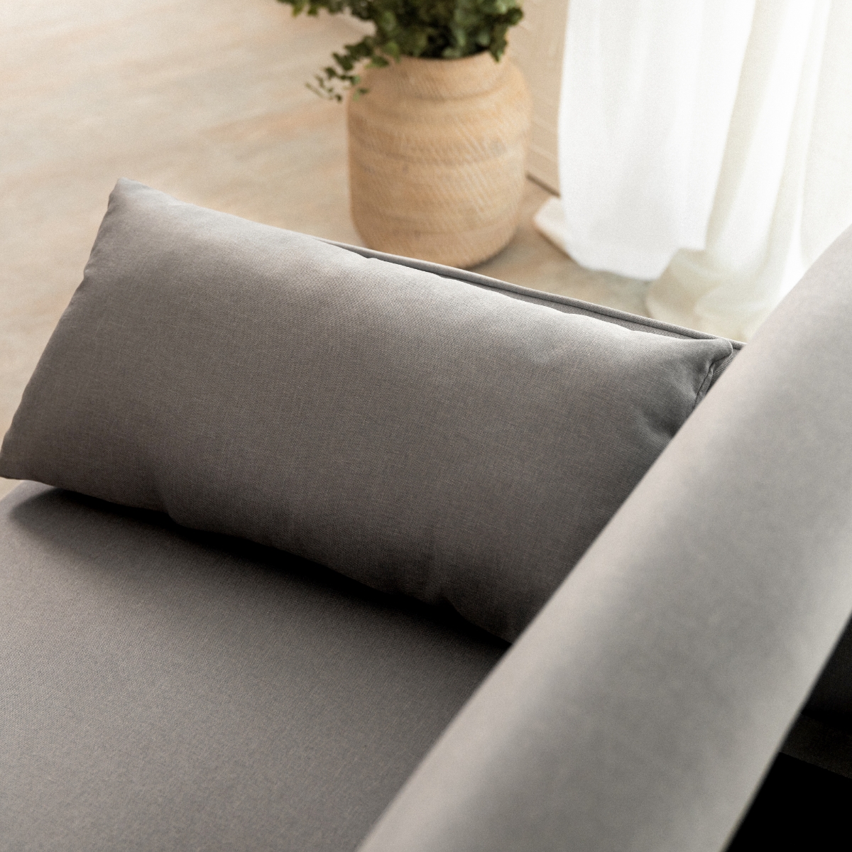 Sofá Cama 2 plazas Nalui Nest 2 Gris Claro