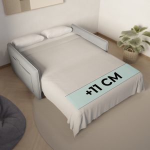 Sofá cama Nalui Nest 2 – 166 Sofá Cama 2 plazas Nalui Nest 2 Gris Claro