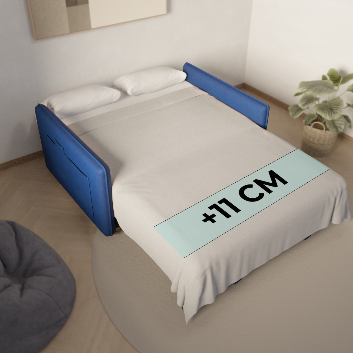 Sofá Cama 2 plazas Nalui Nest 2 Azul Marino