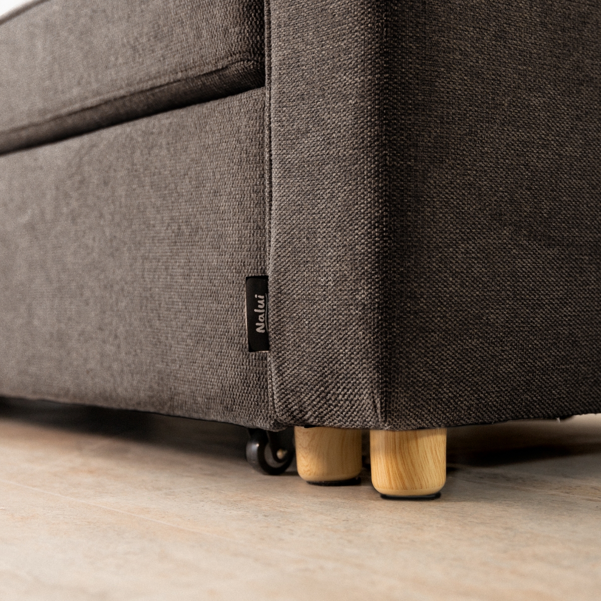 sofá cama 3 plazas chaiselongue Haven Gris oscuro