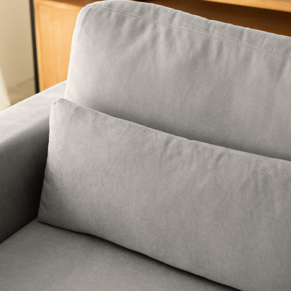 Sofá Modular Chaiselongue 3 plazas Nalui Bloom Gris Oscuro