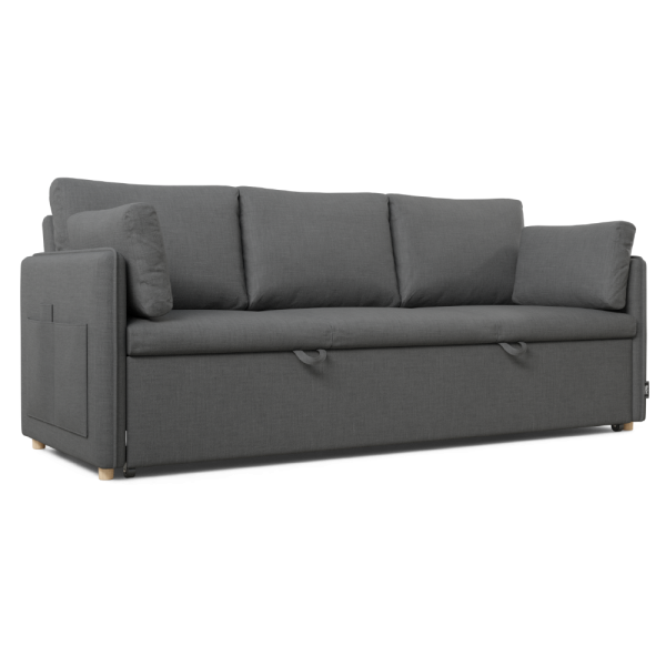 Sofá Cama 3 plazas Nalui Nest 3 Gris Oscuro