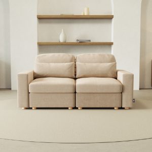 Mesa de trabajo 16-100 Sofá Modular Chaiselongue 2 plazas Nalui Bloom Beige Claro