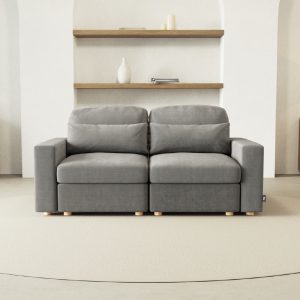 Mesa de trabajo 16-100 Sofá Modular Chaiselongue 2 plazas Nalui Bloom Gris Oscuro