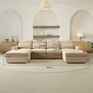 Sofá modular BLOOMx4 – 93 (Personalizado)