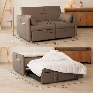 Sofá cama Nalui Nest 2 – 187