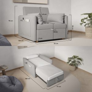 Sillón cama NEST 1 – 232 Sillón cama NEST 1 – 232
