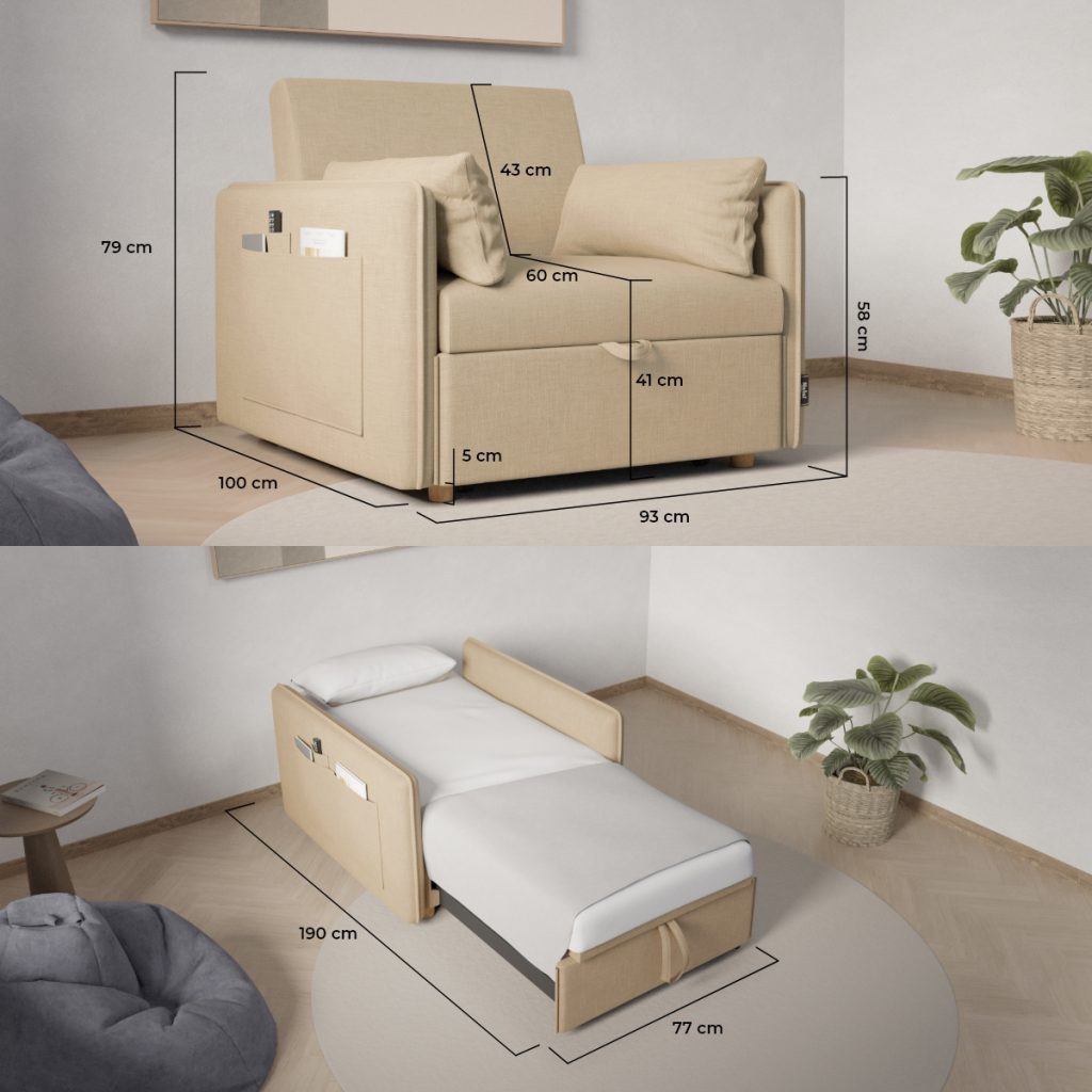 Poltrona-cama NEST 1 - 245