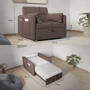Sillón cama NEST 1 – 251 Sillón cama NEST 1 – 251